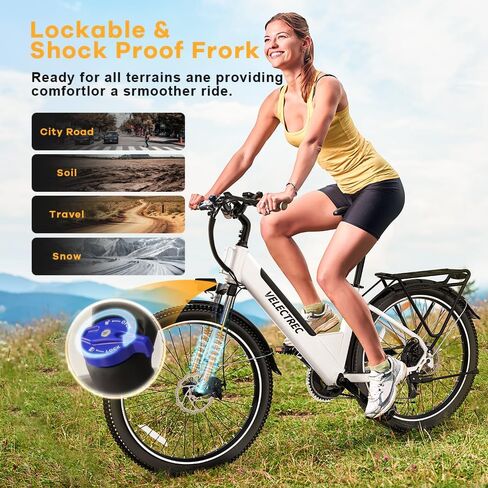 Electric Bike for Adults,1000W/1500W Peak Motor Ebike, 48V 15/20Ah Removable Battery, Electric Commuting Mountain Bike, Step Thru Ebike with 80 Miles Electric Bicycle,7 Speed UL Certified in Saudi Arabia