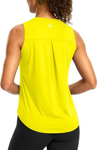 G Gradual Workout Tank Top for Women Sleeveless Athletic Yoga Tops High Neck Quick Dry Running Tennis Sports Shirts for Women in Saudi Arabia