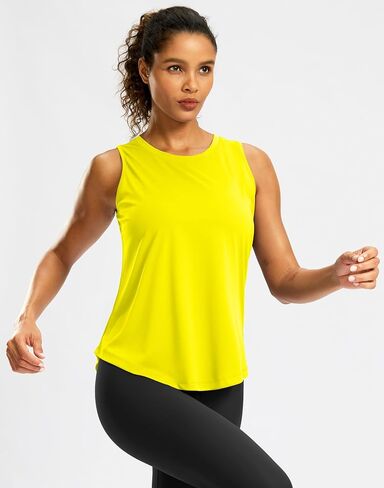 G Gradual Workout Tank Top for Women Sleeveless Athletic Yoga Tops High Neck Quick Dry Running Tennis Sports Shirts for Women in Saudi Arabia