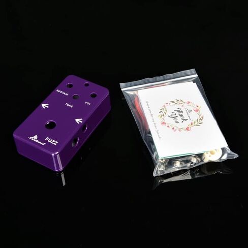 DIY Guitar Pedal Fuzz Full Kit With 1590 Size Box Purple in Saudi Arabia