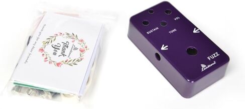 DIY Guitar Pedal Fuzz Full Kit With 1590 Size Box Purple in Saudi Arabia