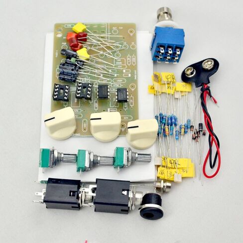 DIY Guitar Pedal Fuzz Full Kit With 1590 Size Box Purple in Saudi Arabia