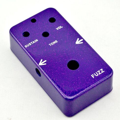 DIY Guitar Pedal Fuzz Full Kit With 1590 Size Box Purple in Saudi Arabia