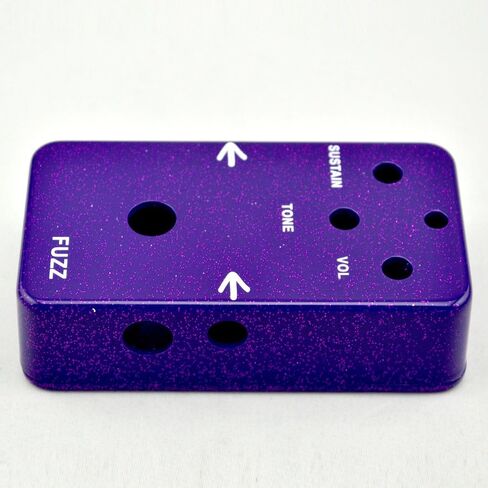 DIY Guitar Pedal Fuzz Full Kit With 1590 Size Box Purple in Saudi Arabia