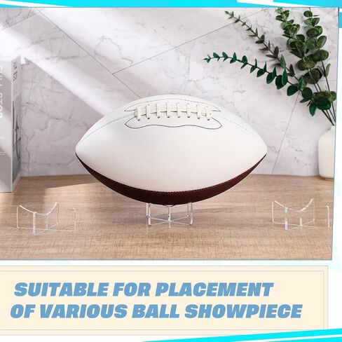 Mudder Basketball Stand 3.54 × 1.3 بوصة بالجملة ، حامل كرة أكريليك للعرض ، حامل واضح لكرة السلة لكرة القدم لكرة القدم للرجبي in Kuwait