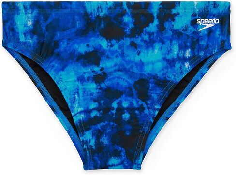 Speedo Men's Standard Swimsuit Brief Endurance+ The One, Rainbow Wave, 28 in Saudi Arabia