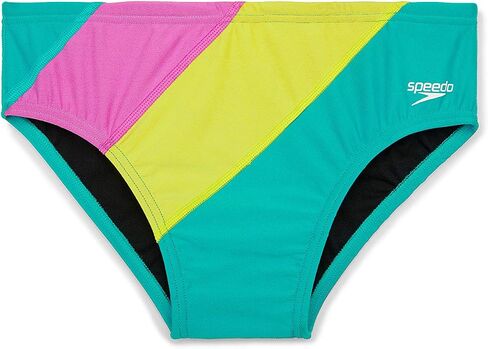 Speedo Men's Standard Swimsuit Brief Endurance+ The One, Rainbow Wave, 28 in Kuwait