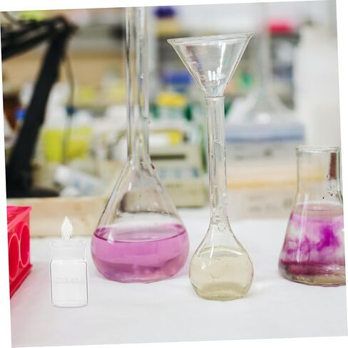 GLEAVI Experiment Weighing Bottle Narrow Mouth Chemical Bottle Crafted from Quality Glass in Saudi Arabia