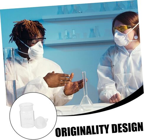 GLEAVI Experiment Weighing Bottle Narrow Mouth Chemical Bottle Crafted from Quality Glass in Saudi Arabia