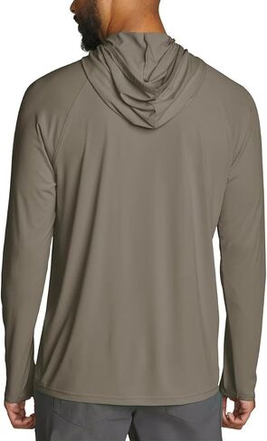 Eddie Bauer Men's Upf 50+ Performance Hoodie - نوبة منتظمة خفيفة الوزن - فتيل الرطوبة in Saudi Arabia