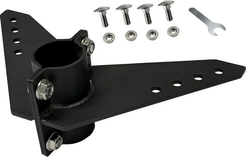 for NK-180s Marine Steering Triangle, Black Powder Coated Aluminum, for Kayak and Trolling Motors (black) in Kuwait