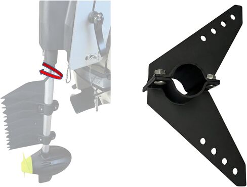 for NK-180s Marine Steering Triangle, Black Powder Coated Aluminum, for Kayak and Trolling Motors (black) in Kuwait