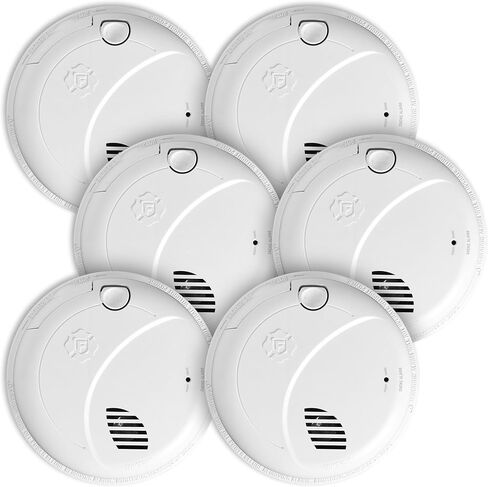 First Alert SM100V-AC, Interconnect Hardwire Smoke Alarm with Battery Backup & Voice Alerts, 1-Pack in Kuwait