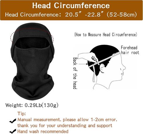 Balaclava Ski Mask Thermal Elastic Breathable Winter Face Mask for Cold Weather Perfect for Skiing Ice Fishing Men in Saudi Arabia