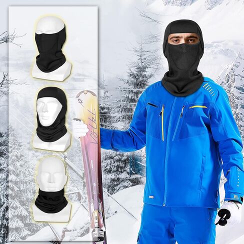 Balaclava Ski Mask Thermal Elastic Breathable Winter Face Mask for Cold Weather Perfect for Skiing Ice Fishing Men in Saudi Arabia