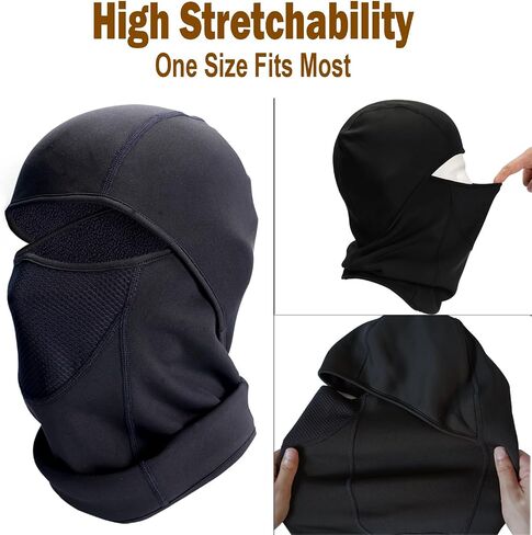 Balaclava Ski Mask Thermal Elastic Breathable Winter Face Mask for Cold Weather Perfect for Skiing Ice Fishing Men in Saudi Arabia