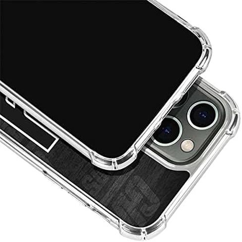 Skinit Clear Phone Case Compatible with iPhone 13 Pro - Officially Licensed NFL New York Giants Black & White Design in Saudi Arabia