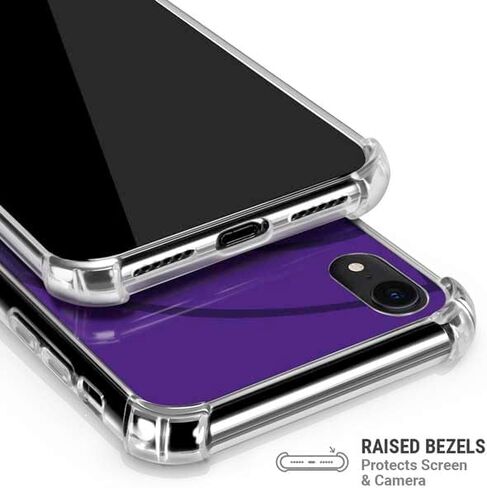 Skinit Clear Phone Case متوافق مع iPhone XR - تصميم NFL Minnesota Vikings مرخص رسميًا in Kuwait