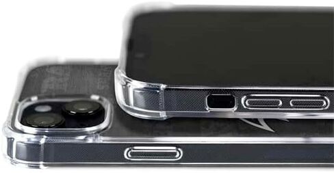 Skinit Phone Case Compatible with MagSafe iPhone 14 - Officially Licensed NFL Baltimore Ravens Black & White Design in Saudi Arabia