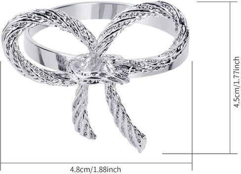 Pack of 6 Napkin Rings Alloy Hollow Out Flower Napkin Holder Dinning Table Napkin Ring for Dinner Parties Wedding Banquet Table Setting Family Gatherings Table Decor（Silver，6） in Saudi Arabia