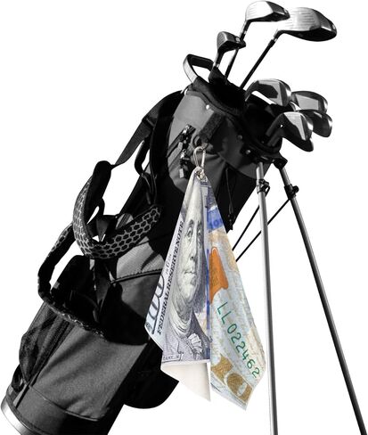 Pardick Golf Towel for Men Women - Boho Art Sea Turtle, Microfiber Fabric With Clip for Bags and Balls - Funny Gift for Club Fans, 24 x 15in in Saudi Arabia