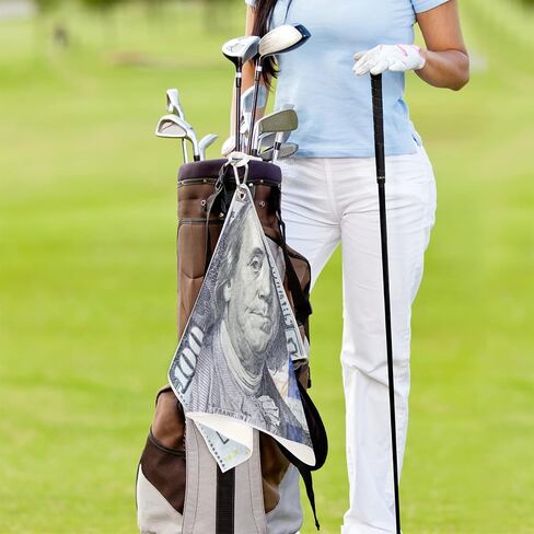 Pardick Golf Towel for Men Women - Boho Art Sea Turtle, Microfiber Fabric With Clip for Bags and Balls - Funny Gift for Club Fans, 24 x 15in in Saudi Arabia