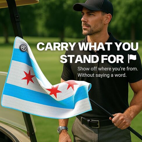 مناشف غولف مغناطيسية في كولورادو لأكياس الجولف - 24 "x16" منشفة جولف ميكروفيات ذات 24 " in Kuwait