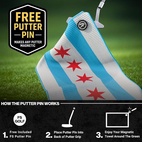 مناشف غولف مغناطيسية في كولورادو لأكياس الجولف - 24 "x16" منشفة جولف ميكروفيات ذات 24 " in Kuwait