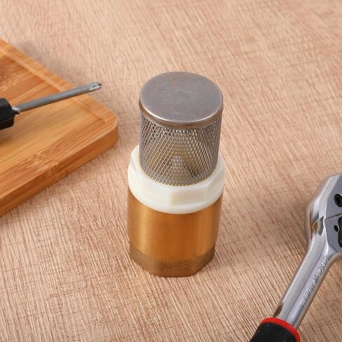 1" Foot Valve, Brass Heavy Duty Check Valve with Filter One Way Valves Female Connection Backflow Preventer Bottom Valves for Water Pump, Wells, Irrigation in Saudi Arabia