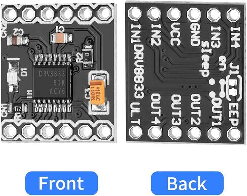 5pcs DC DRV88333CPWR Motor Drive Board 2 القناة 3-10V 1.5A H Bridge DC GEAR MOTER DRIVERNER in Saudi Arabia