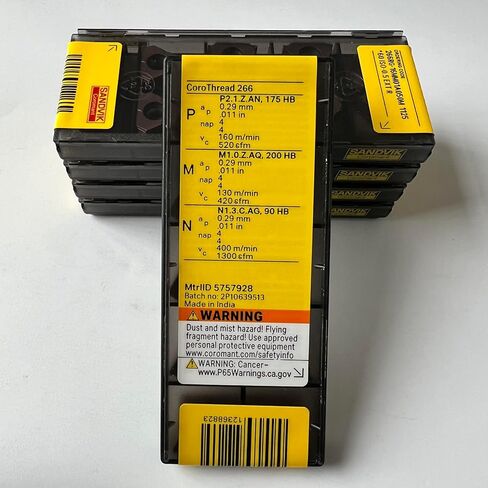 Part NO. SVK49339 266RG-16MM01A050M 1125, CoroThread 266 Inserts, 0.5MM Pitch in Saudi Arabia