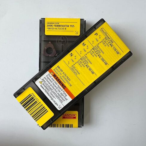 Part NO. SVK49342 266RG-16MM01A075M 1125, CoroThread 266 Inserts, 0.75MM Pitch in Saudi Arabia