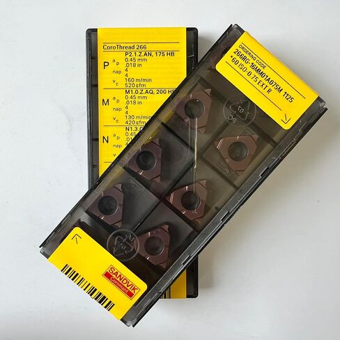 Part NO. SVK49342 266RG-16MM01A075M 1125, CoroThread 266 Inserts, 0.75MM Pitch in Saudi Arabia