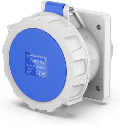 Industrial concealed plug-in IP67 3-core 4-core 5-core 16A32A(125A 4P IP67) in Saudi Arabia