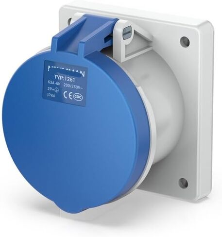 Industrial concealed plug-in IP44 outdoor aviation 16A 32A 63A(63A 4P IP44) in Kuwait