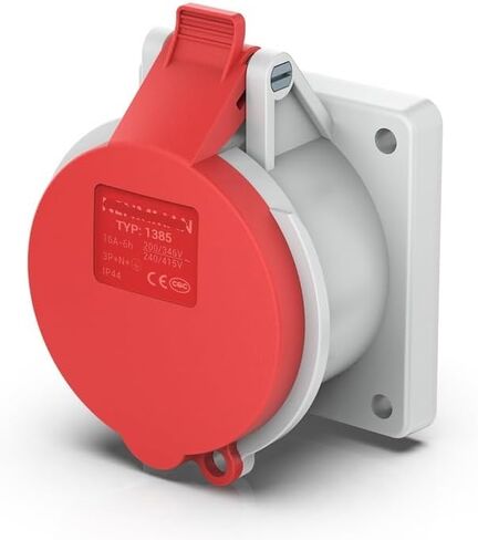 Industrial concealed plug-in IP44 outdoor aviation 16A 32A 63A(63A 4P IP44) in Kuwait
