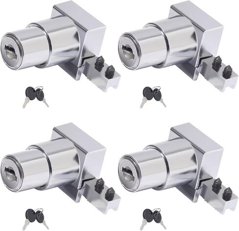 4pcs plunger push with for glass door display case case clain compint plaint buff 5mm-8mm door in Kuwait