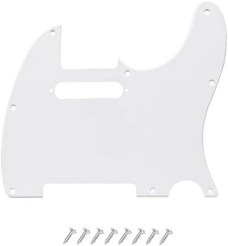8 Hole Tele Pickguard Scratch Plate for USA/Mexican Fender American Standard Telecaster Modern Style Electric Guitar, Light Purple Pearl, 4ply. in Kuwait
