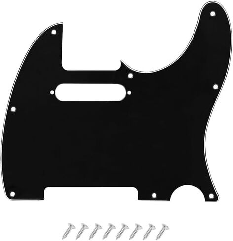 8 Hole Tele Pickguard Scratch Plate for USA/Mexican Fender American Standard Telecaster Modern Style Electric Guitar, Light Purple Pearl, 4ply. in Kuwait