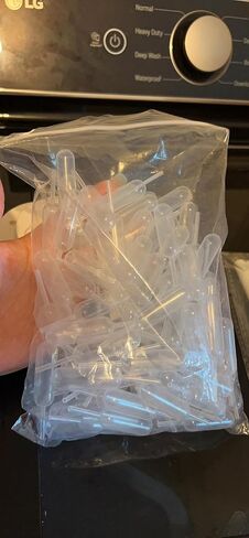 50Packs 4ml Dropper Pipettes Clear Plastic Transfer Liquid for Chocolate or Strawberries Cupcakes, Ice Cream in Saudi Arabia