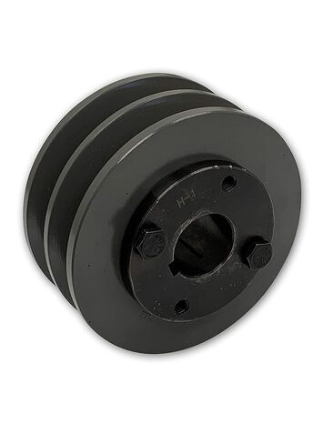 أخدود مزدوج 5.75 "محرك كهربائي من الحديد الزهر" H "بكرة/هاتفي ، شملت جلبة ، لعرض 5/8" أعلى عرض B/5L/BK/5LK القسم الخامس ، بكرة أخدود 2 (1-1/8 "عمود/1.125" Bore ، 2bk60h) in Kuwait