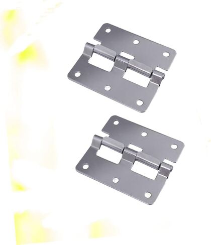 LifeKome 2pcs مفصلات الأمتعة المتينة السميكة الكثيفات المسطحة المسطحة لاستبدال حقيبة التبعية المعدنية الحديد الثقيلة للتشغيل الصامت والمتانة المحسنة in Saudi Arabia
