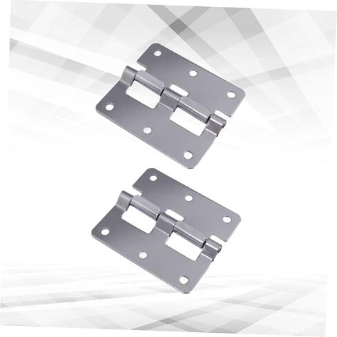LifeKome 2pcs مفصلات الأمتعة المتينة السميكة الكثيفات المسطحة المسطحة لاستبدال حقيبة التبعية المعدنية الحديد الثقيلة للتشغيل الصامت والمتانة المحسنة in Saudi Arabia