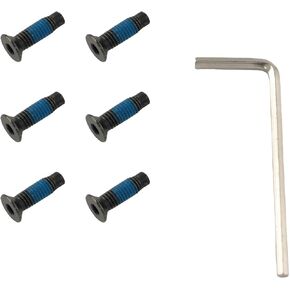 Taodan 1 Set 6pcs Scooter Scooter مسامير مزدوجة الرأس مع جبين مفتاح الكربون لفواة الكربون لمسامير رأس الدراجات البخارية الكهربائية in Kuwait