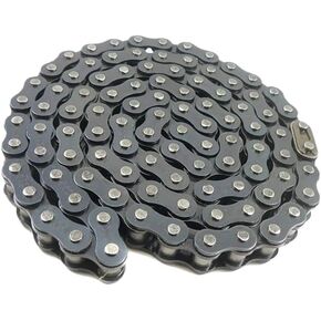 04C-1 سلسلة أسطوانة الصلب الكربونية/رابط الموصل الإرسال الصناعي سلسلة صف واحد الملعب 6.35 مم/مشبك كامل (2pcs ، مشبك كامل) in Kuwait