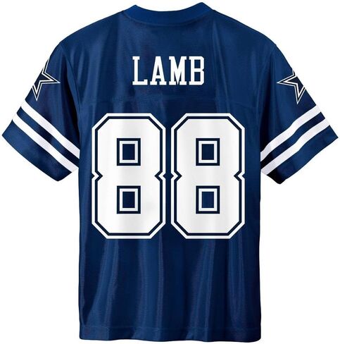 CEEDEEE LAMB DALLAS COWBOYS NAVY #88 NFL KIDS 4-7 NAME and NUMBEN in Saudi Arabia