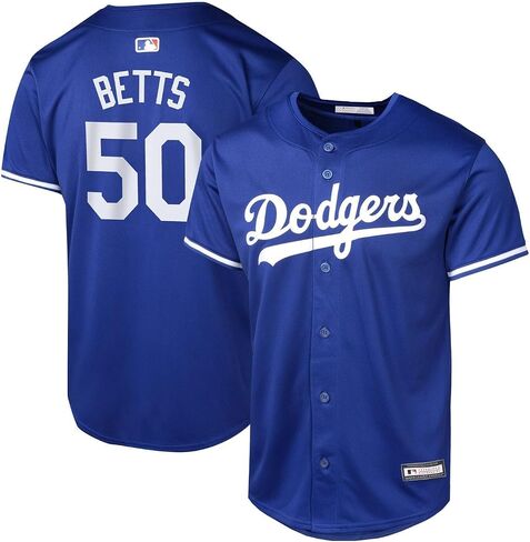 Outerstuff Mookie Betts Los Angeles Dodgers MLB Kids 4-7 Blue Alternate Player Jersey in Saudi Arabia