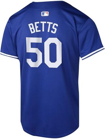 Outerstuff Mookie Betts Los Angeles Dodgers MLB Kids 4-7 Blue Alternate Player Jersey in Saudi Arabia