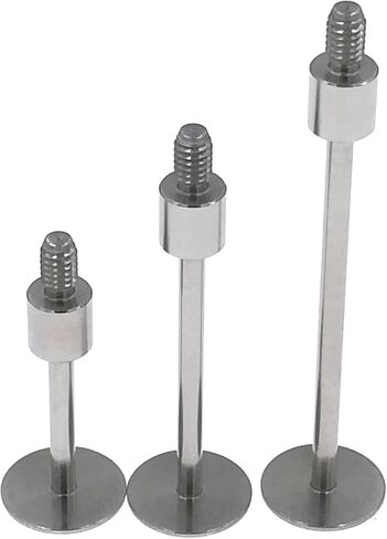 SUXING Flat Contact Points for Dial Indicator Depth 0.5mm Thickness 10 mm Diameter 4-48 UNF Thread (4-48UNF A Set) in Saudi Arabia