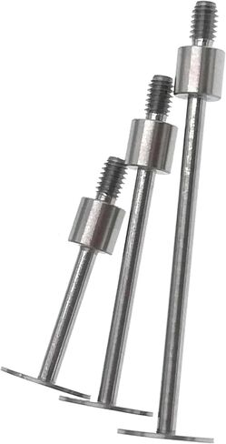 SUXING Flat Contact Points for Dial Indicator Depth 0.5mm Thickness 10 mm Diameter 4-48 UNF Thread (4-48UNF A Set) in Saudi Arabia
